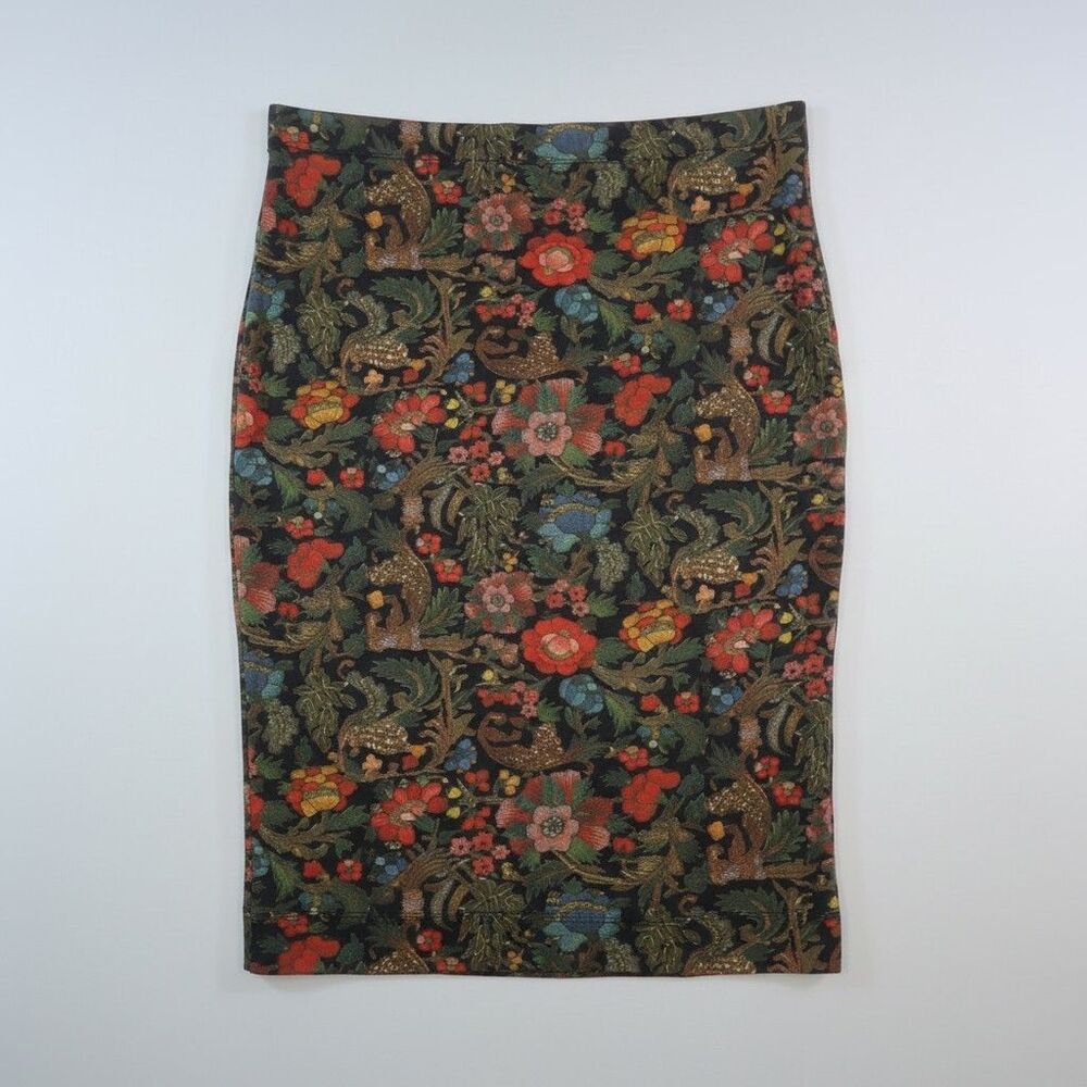 Peruvian Connection Skirt Ismena Nightshade Size Medium Jersey Knit Soft Stretch